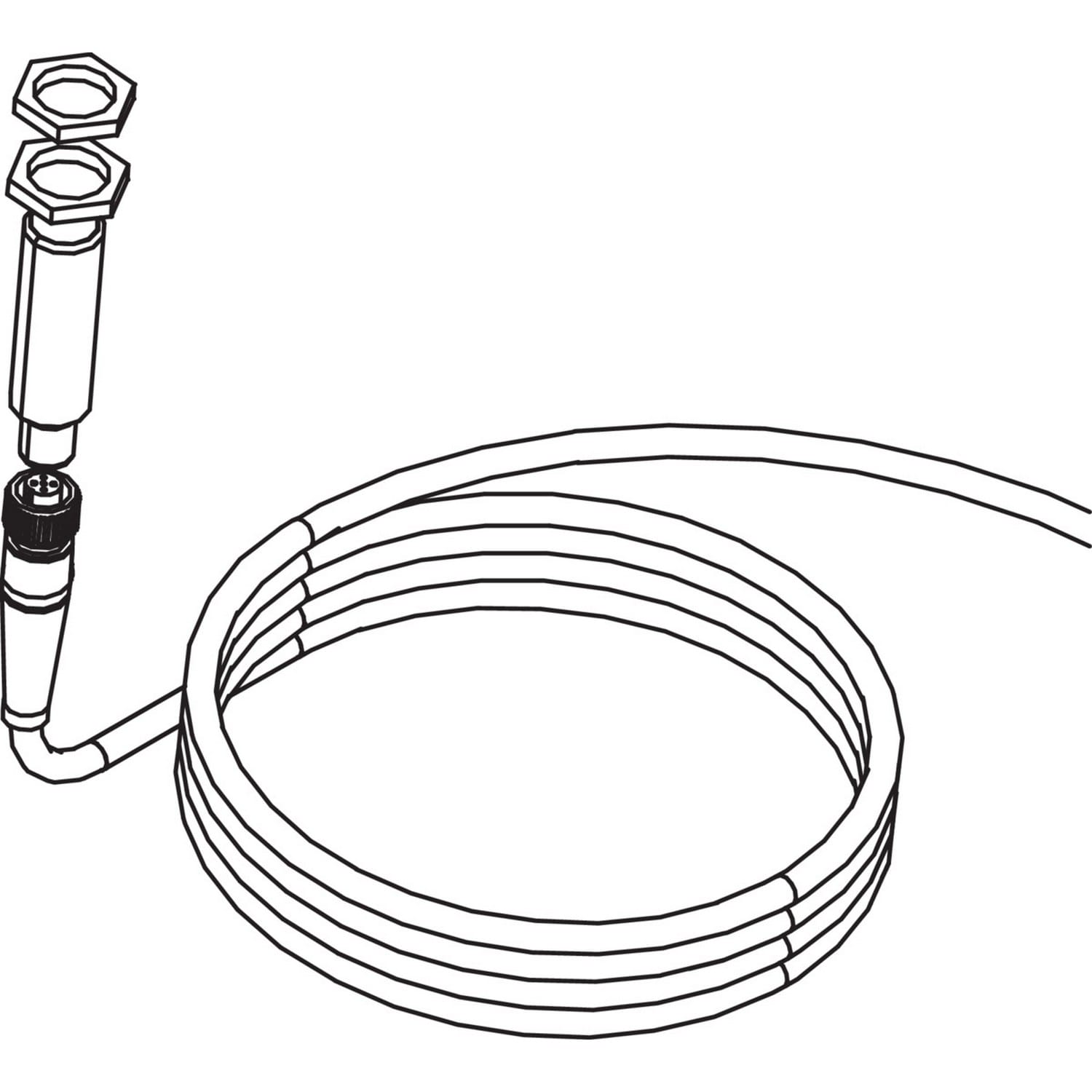 Hörmann Näherungsschalter DR-Sensor, AR/DR, mit Kabel 10 m, Stecker gerade BILD 1