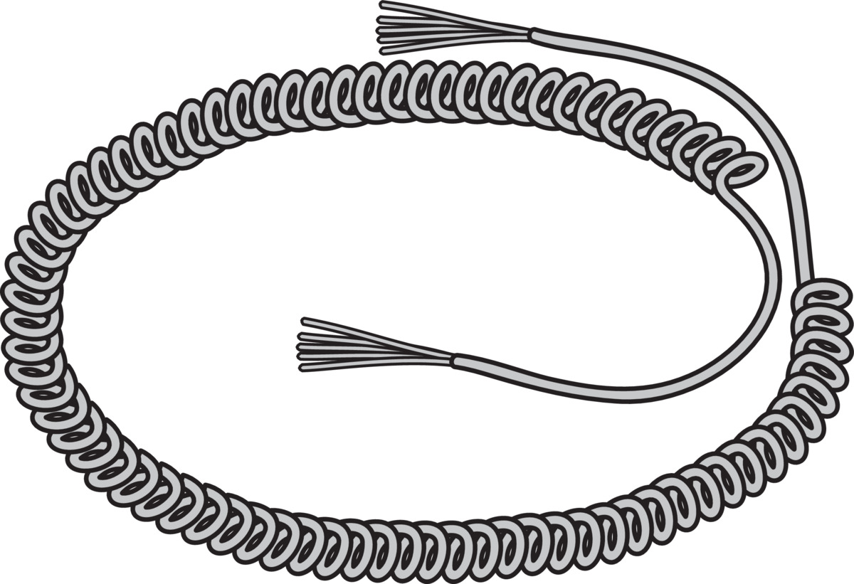 Hörmann Wendelleitung AT 1 - 5 x 0,25mm² für SKS für Antriebe & Steuerungen