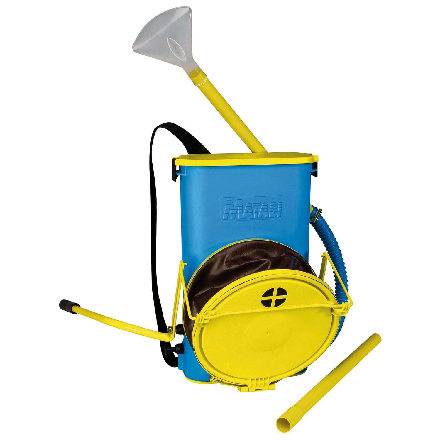 MATABI Polmax - 10 Liter Pulverzerstäuber, Blau/Gelb / 80340