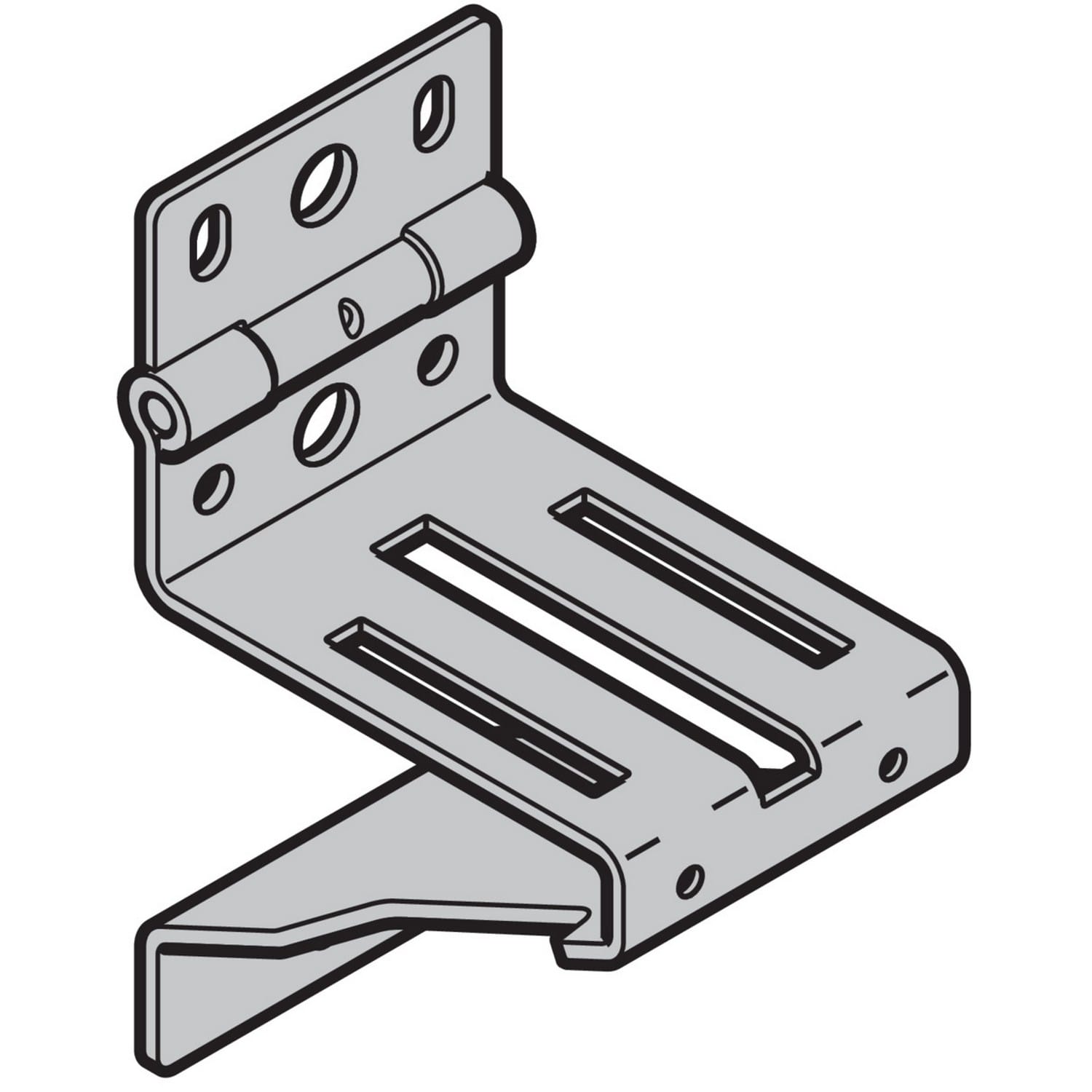 Hörmann Rollenbock Bautiefe 67 Schlupftürtor verzinkt für Industrie-Sektionaltor BILD 9