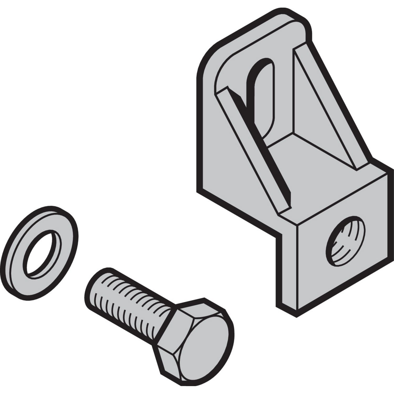 Hörmann Befestigungswinkel für Stahl-Zahnstange für Antriebe & Steuerungen Hörmann Befestigungswinkel für Stahl-Zahnstange für Antriebe & Steuerungen BILD 1