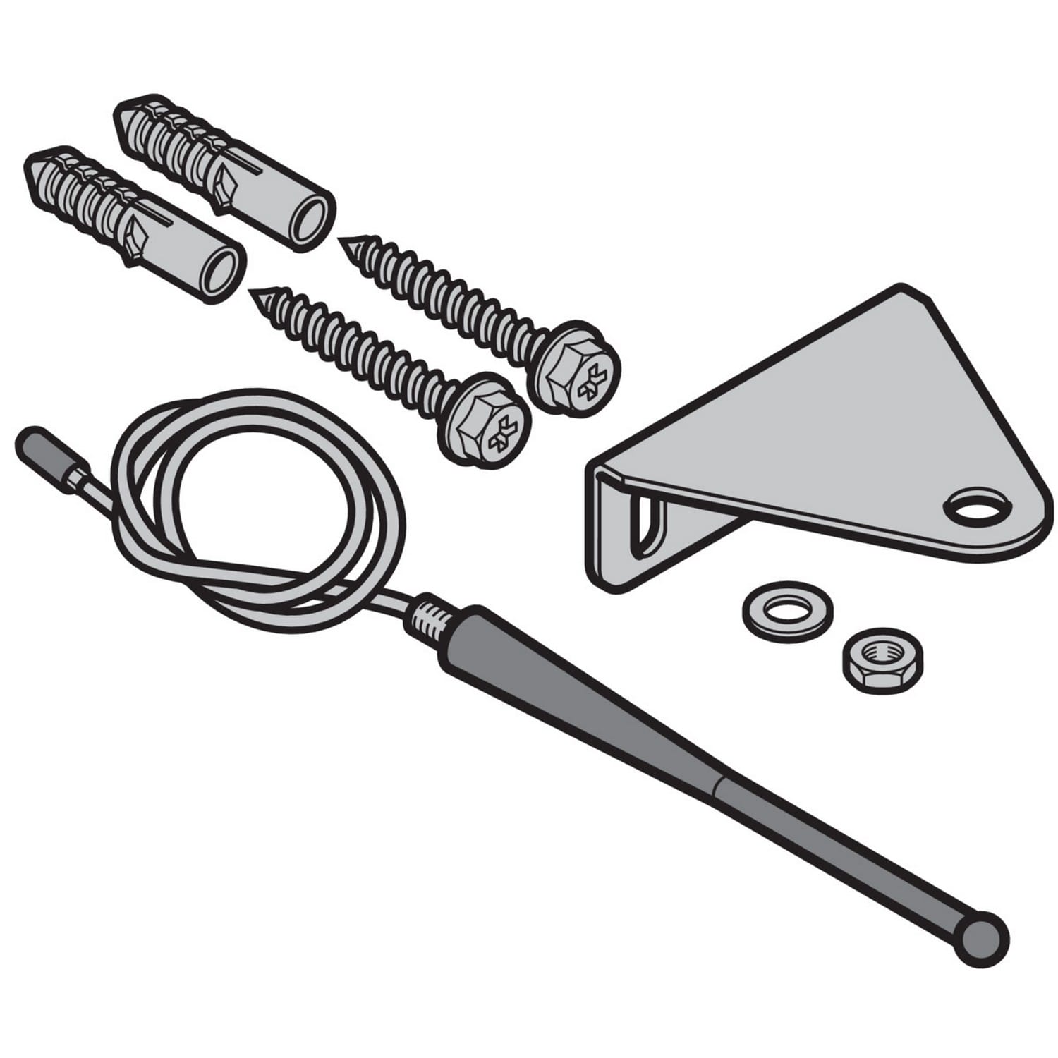 Hörmann Externe Antenne für HE3-MCX-868 & 868 BiSecur für Antriebe & Steuerungen BILD 9