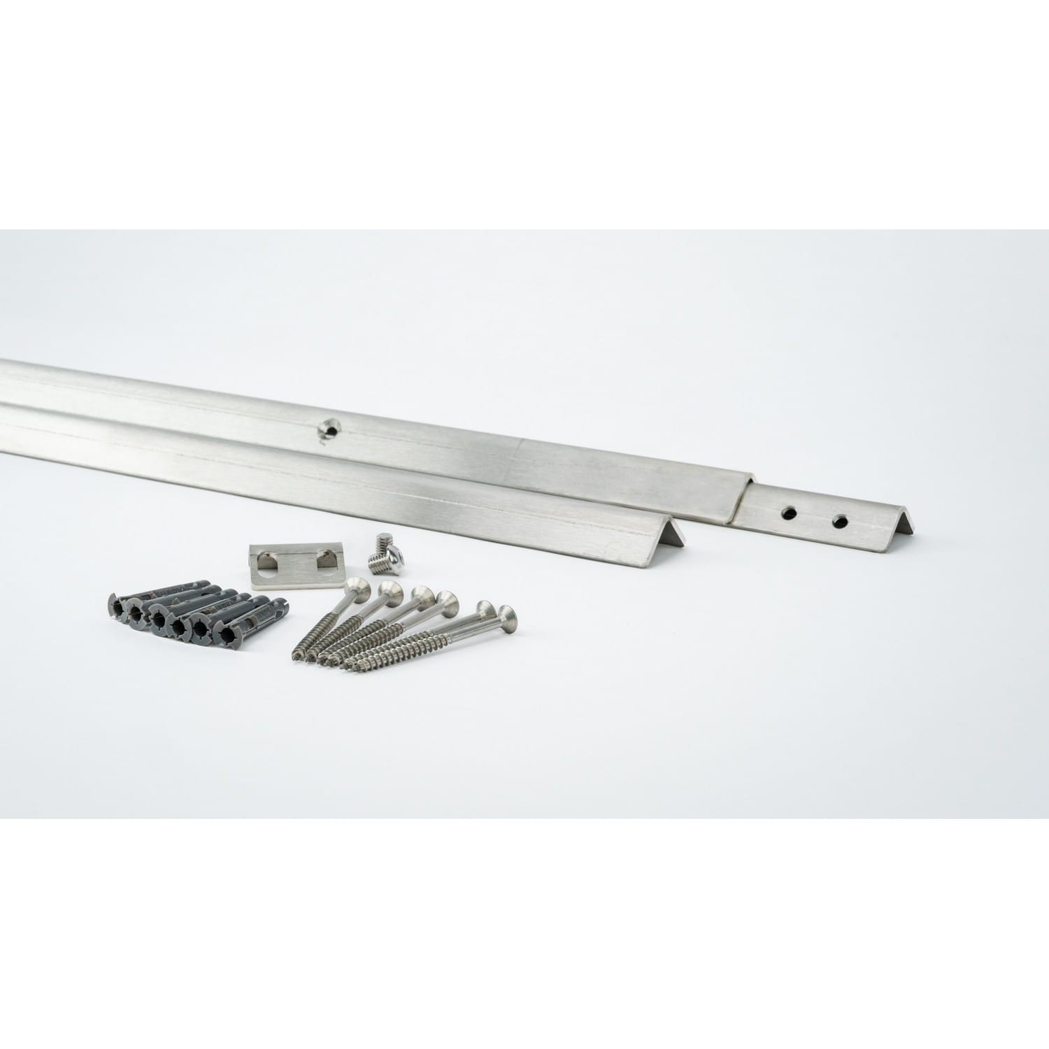 4DOOR Bodenschienen 2 teilig aus Edelstahl, 2495 mm für Schwing- & Sektionaltore BILD 3