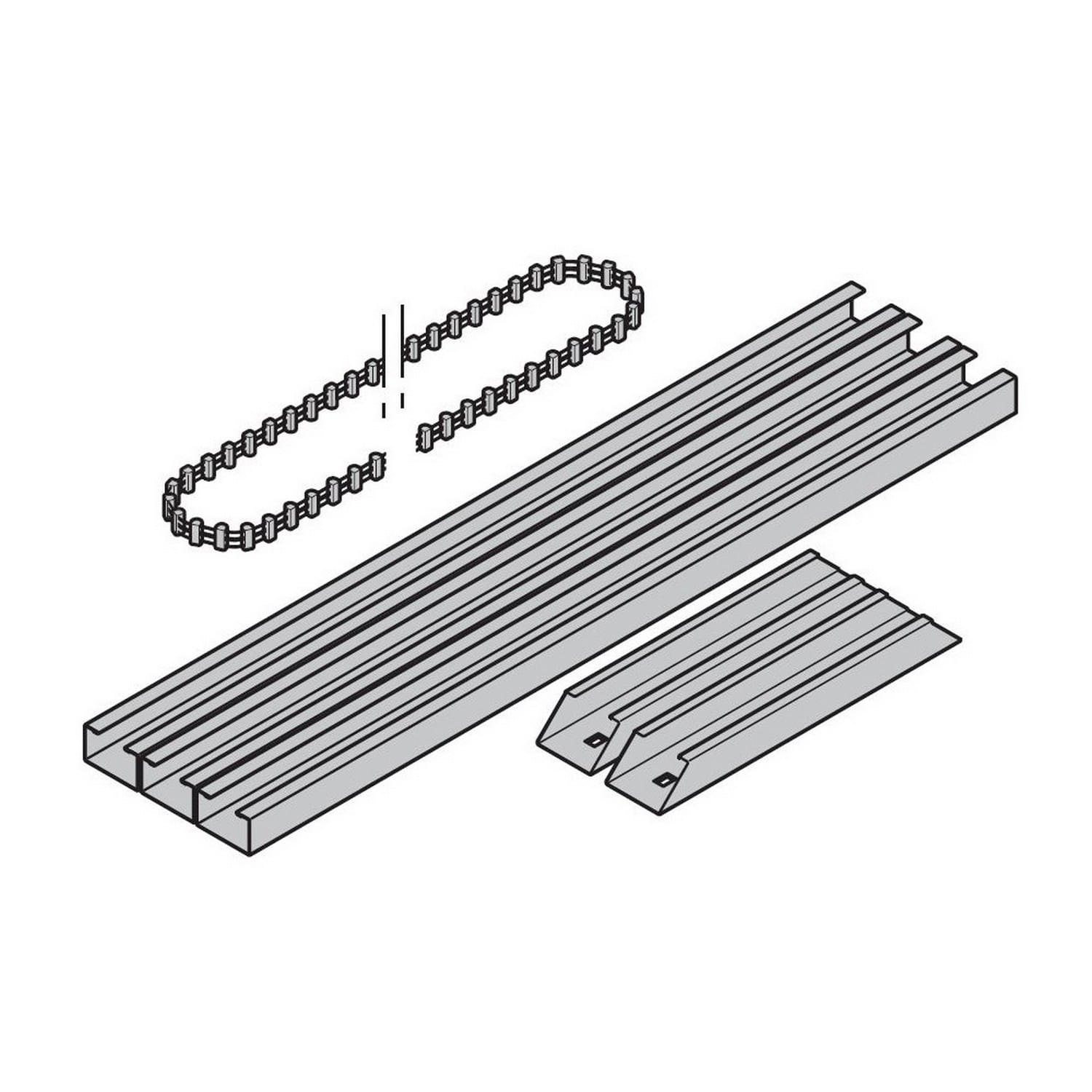 Hörmann Führungsschiene FS 33 für Garagentorantriebe / 439482 BILD 9