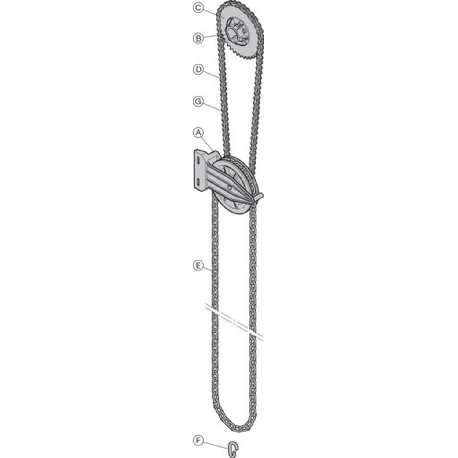 Hörmann Rollenkette 1029mm lang für Industrie-Sektionaltor / 3076885 BILD 9