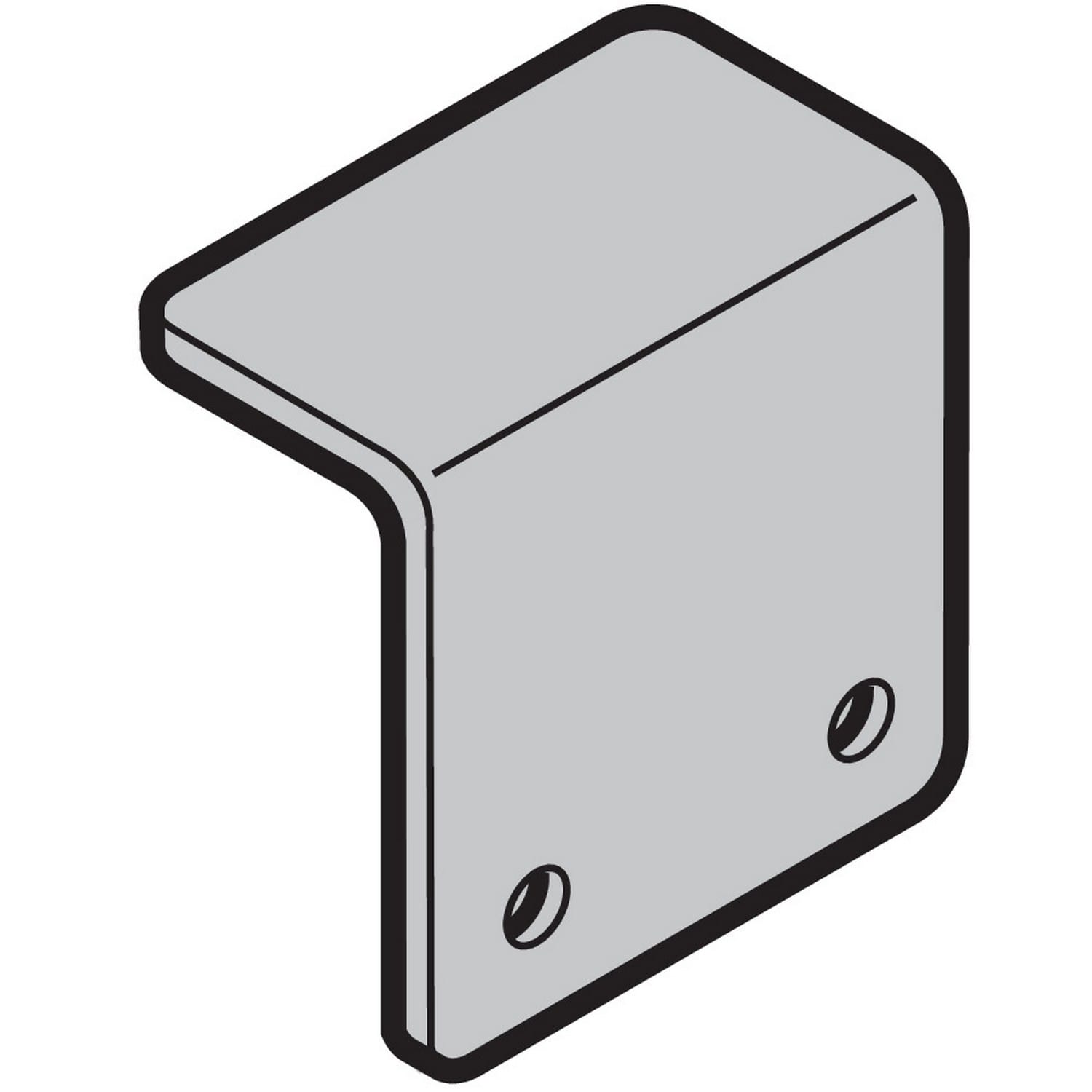 Hörmann Auflaufschutz 45x41,5x60mm Edelstahl für DPU für Industrie Sektionaltor BILD 9