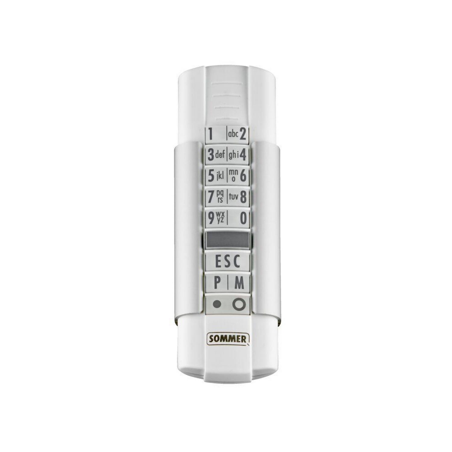 Sommer 12-Befehl-Handsender Telecody+ 868,95MHz weiß, weiß für Antriebe BILD 5