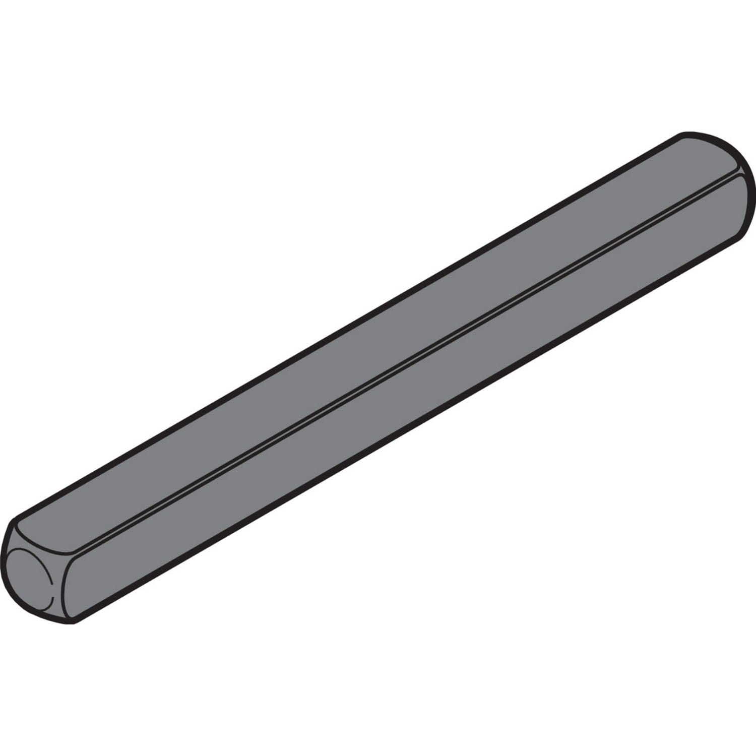 Hörmann Vierkant-Drückerstift Länge 95mm, TS 42 für Drückergarnitur Nebentür ST BILD 9