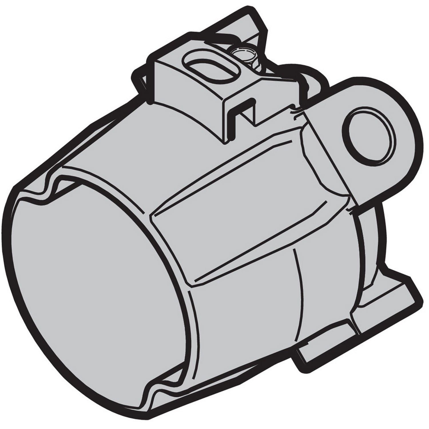 Hörmann Spannkonus Gr. 2 mit Federklemmen für Industrie-Sektionaltor BILD 1