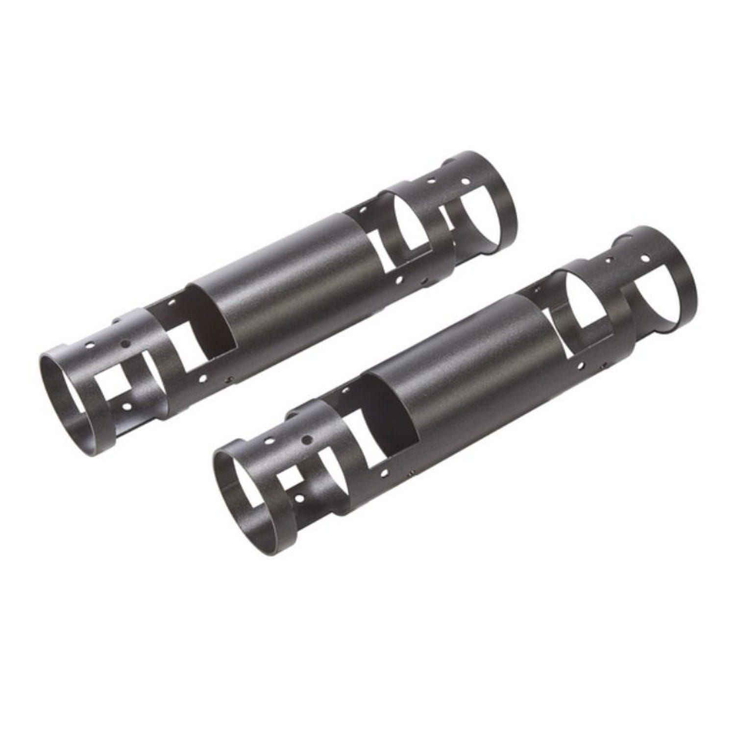 MOTTEZ Holzlager-Regalhalterungen 2er Set, schwarz für Kamin / MM061Q BILD 1