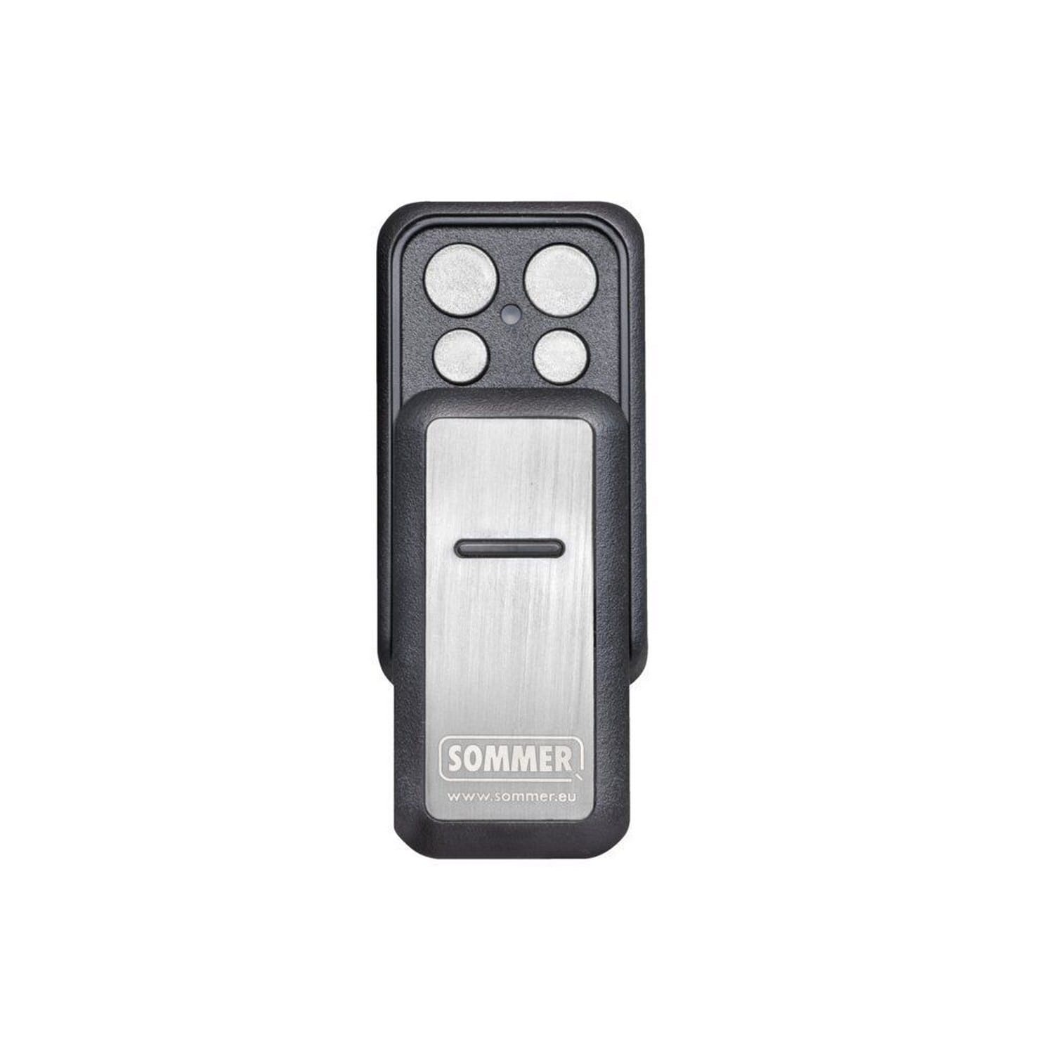 Sommer Handsender 4-Tasten Slider+ 868,95MHz schwarz/Edelstahl für Antriebe BILD 3