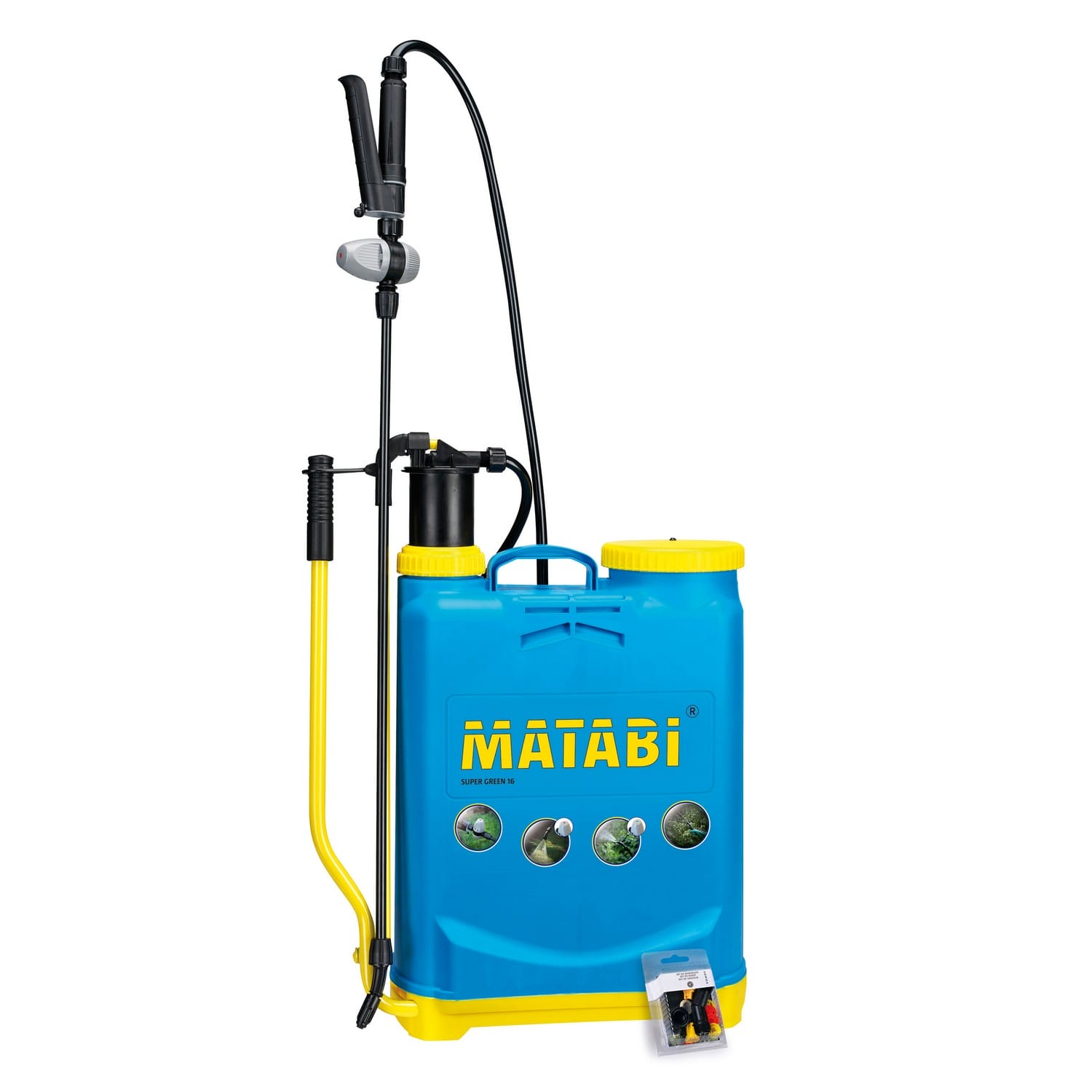 MATABI Matbi Super Green 16 - 16 Liter Pumpsprühgerät, Blau / 83947