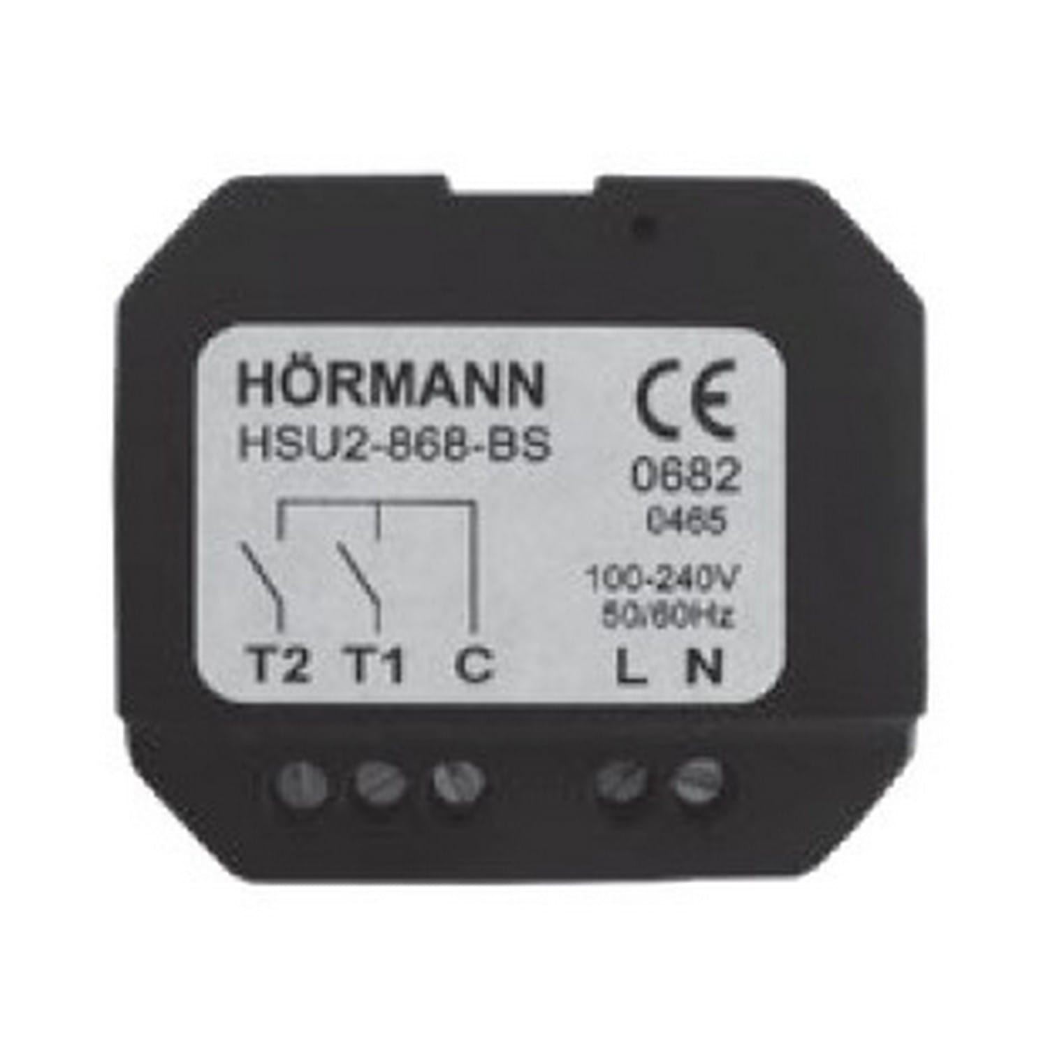 Hörmann 2‑Kanal-Sender-Unterputz HSU 2 BS für Zubehör für Antriebe / 439743