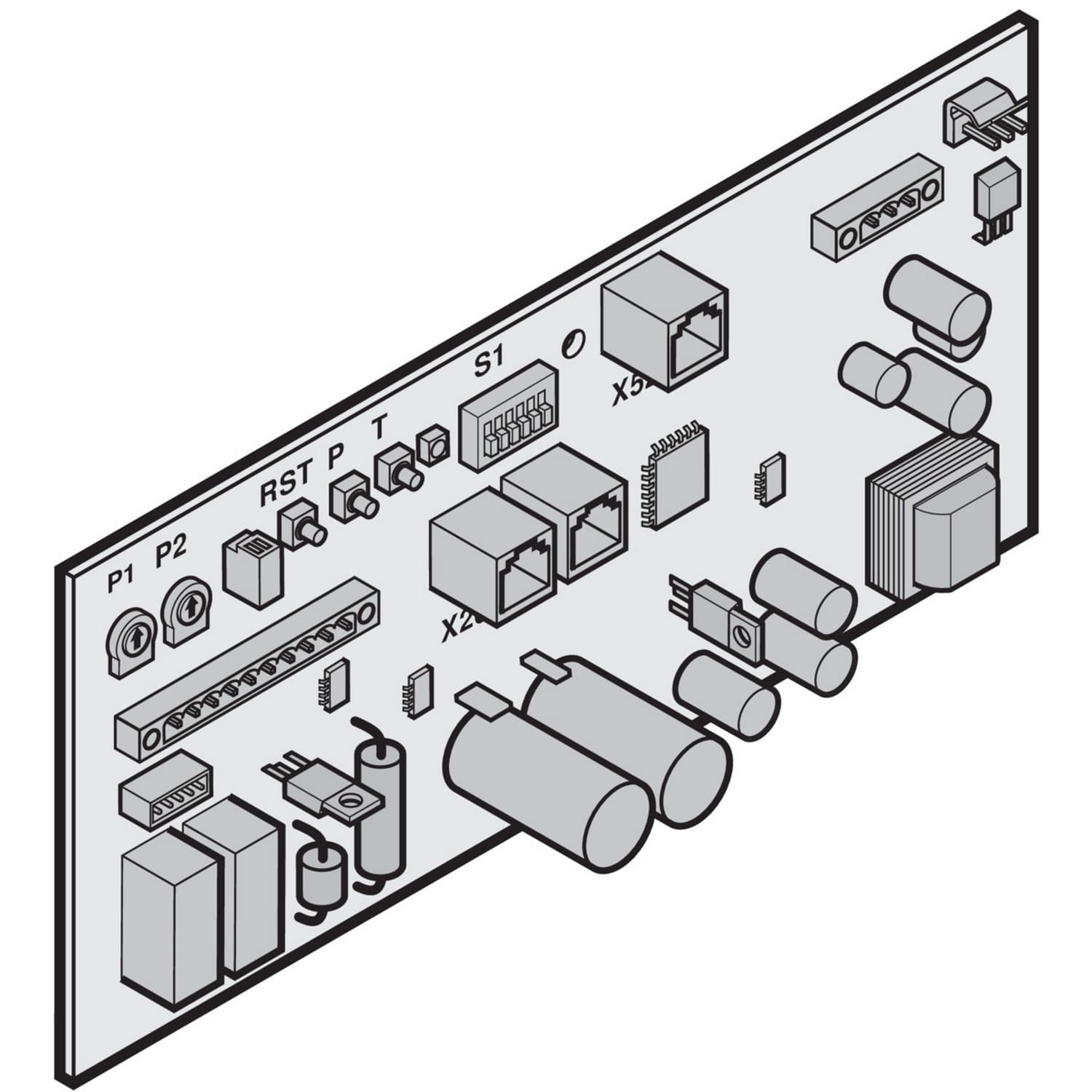 Hörmann Steuerplatine für integrierte Steuerung WA 300 S4 für Industrieantriebe BILD 9