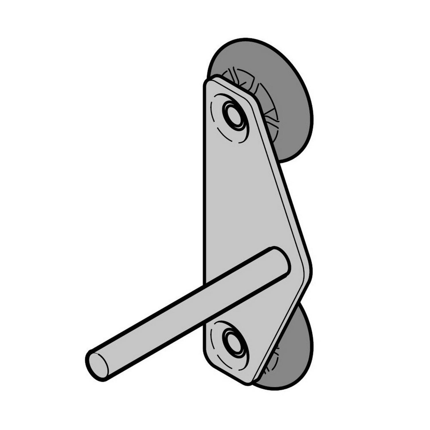 Hörmann Tandemlaufrolle TL005 VE100, Gewicht > 170kg für Sektionaltor BILD 1