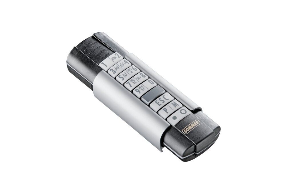 Sommer 12-Befehl-Handsender Telecody+ 868,95 MHz IP64 schwarz für Antriebe BILD 1