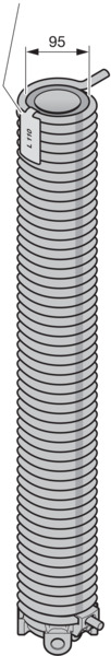 Hörmann Torsionsfedereinheit R120, innen Ø 95 mm für Industrie-Sektionaltor
