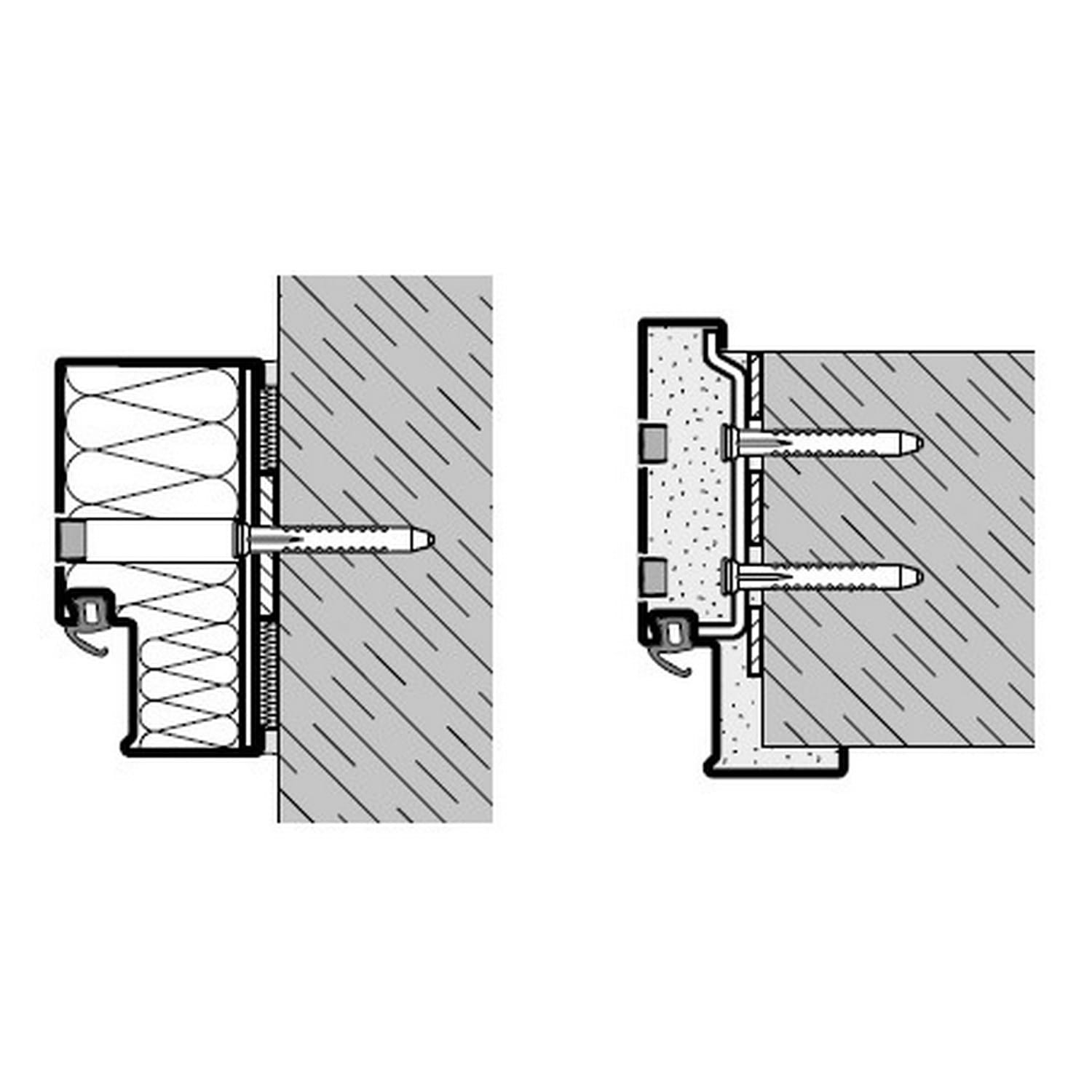 Hörmann Futterstücke F40 (24 Stück) für Stahl-Objekttüren OD / 457367 BILD 2
