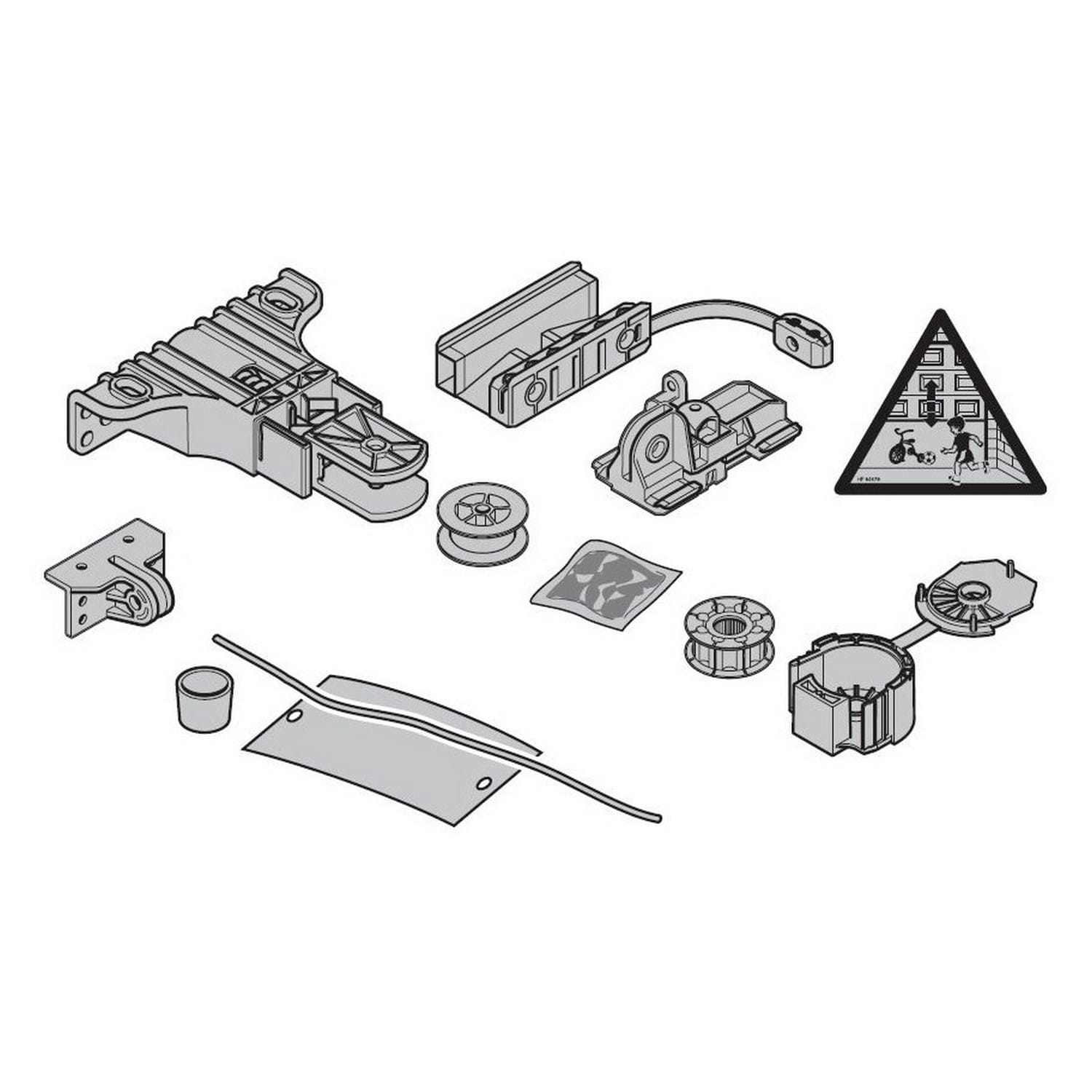 Hörmann Zubehörbeutel Set für EcoStar C / Liftronic 500 für Garagentorantriebe BILD 9