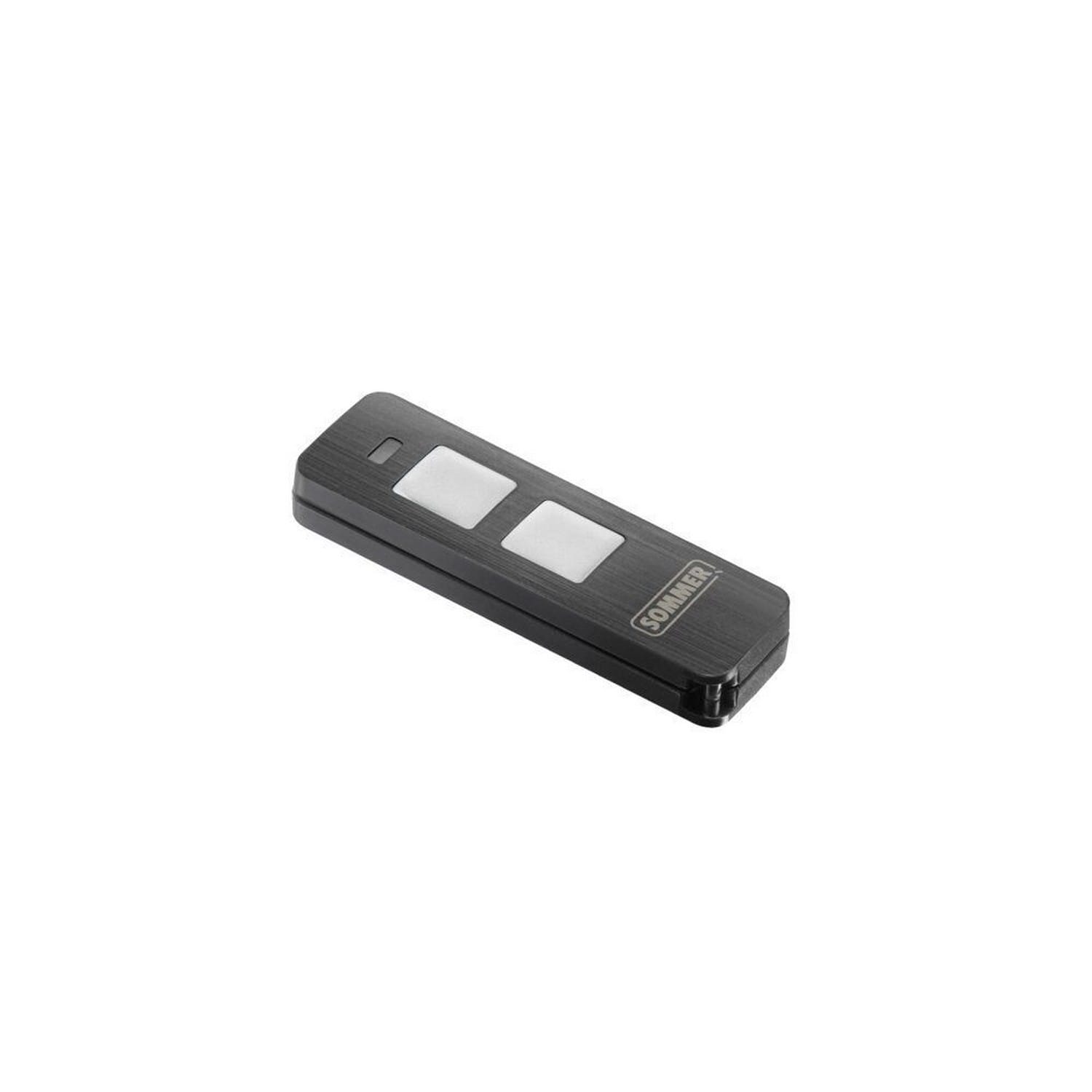 Sommer Handsender 2-Tasten Pearl Twin 868,95 MHz schwarz/chrom für Antriebe BILD 1