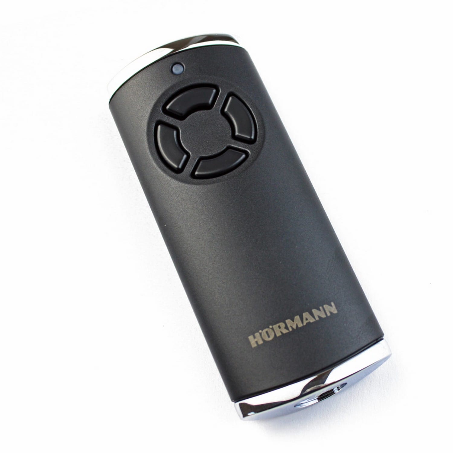 Hörmann Handsender HS 4 BS (4‑Tasten), schwarz/chrom 868MHz BiSecur für Antriebe Hörmann Handsender HS 4 BS (4‑Tasten), schwarz/chrom 868MHz BiSecur für Antriebe BILD 1