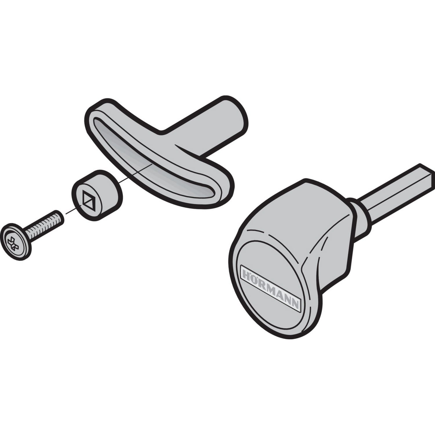 Hörmann Torgriff für Verschluss vertieft TS 42-V für Industrie-Sektionaltor BILD 9