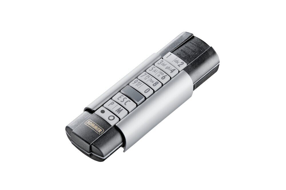 Sommer 12-Befehl-Handsender Telecody+ 868,95 MHz IP64 schwarz für Antriebe BILD 4