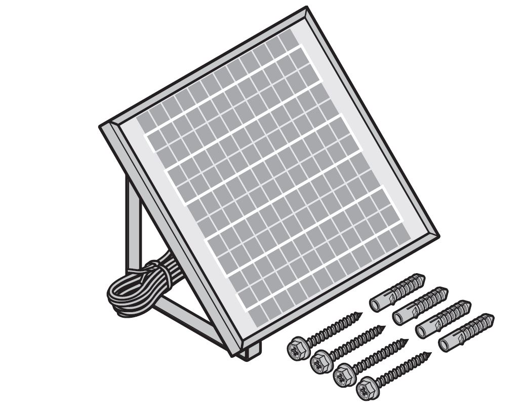 Hörmann Solarmodul SM24-1, 10m Anschlussleitung + Zubehör für Garagentorantriebe BILD 9
