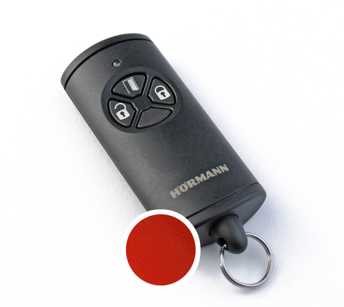 Hörmann Handsender HSE 4 SmartKey  4‑Tasten rot 868MHz BiSecur für Antriebe