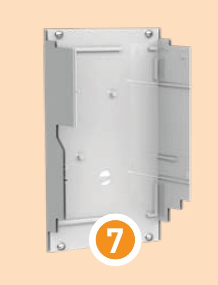 GfA Montageadapter TS-B TS 970 Zur Aufnahme der Platine