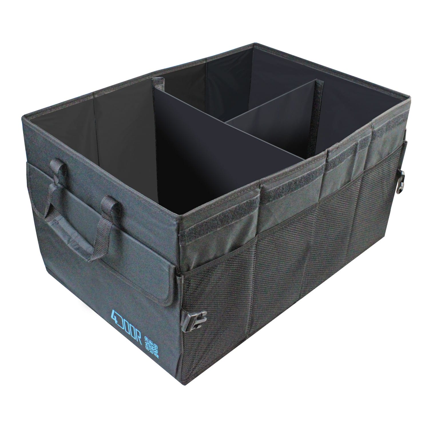 4DOOR Kofferraumtasche, Organizer,Zusammenklappbar,mit Sicherungsriemen für PKW BILD 1