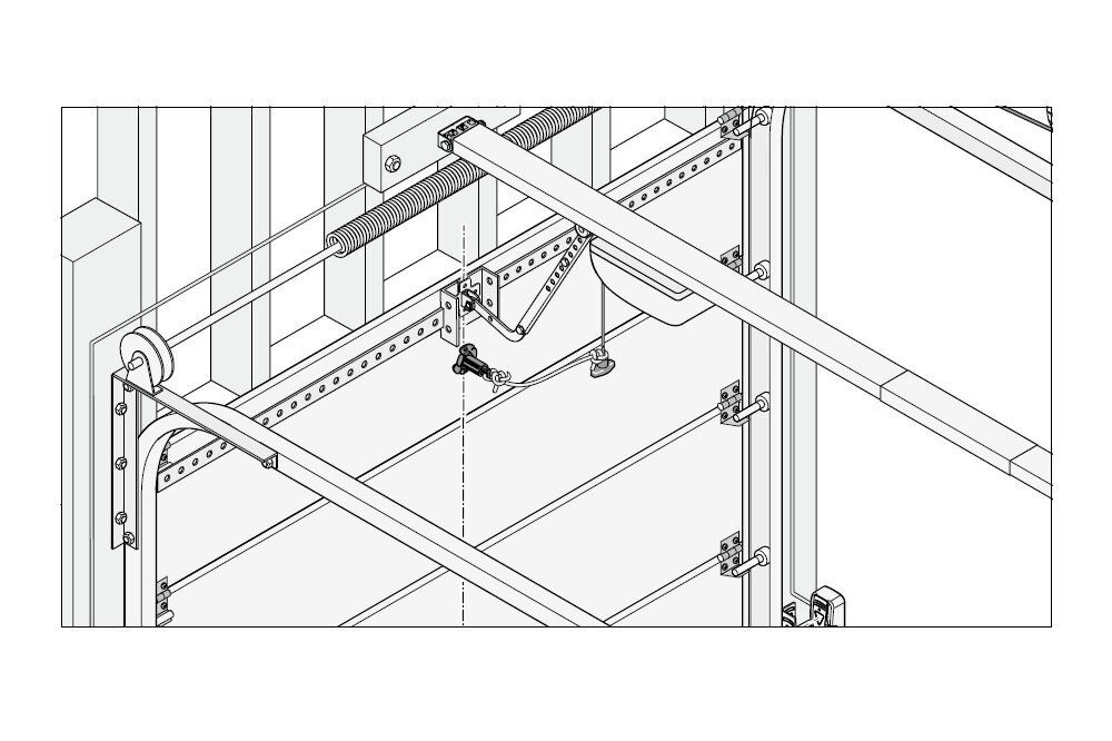 Sommer Notentriegelungsschloss, Ø 13 mm x 70 mm, „Standardkey“ für Gargentore BILD 9
