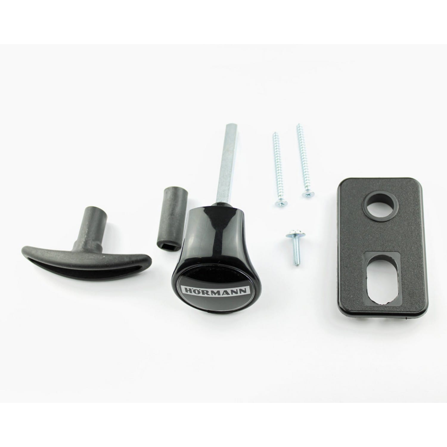 Hörmann Torgriffgarnitur TS 42mm, ASSA, schwarz für Sektionaltor / 4015153 BILD 1