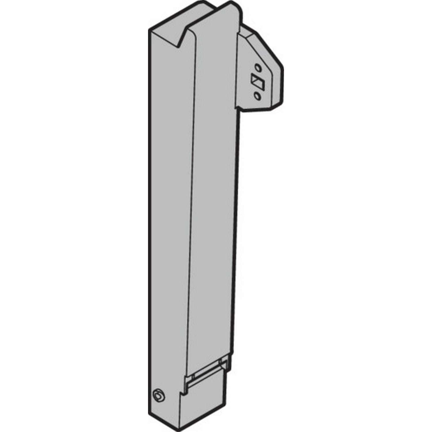 Hörmann Oberteil Rampe light, rechts für Industrie-Sektionaltor BILD 1
