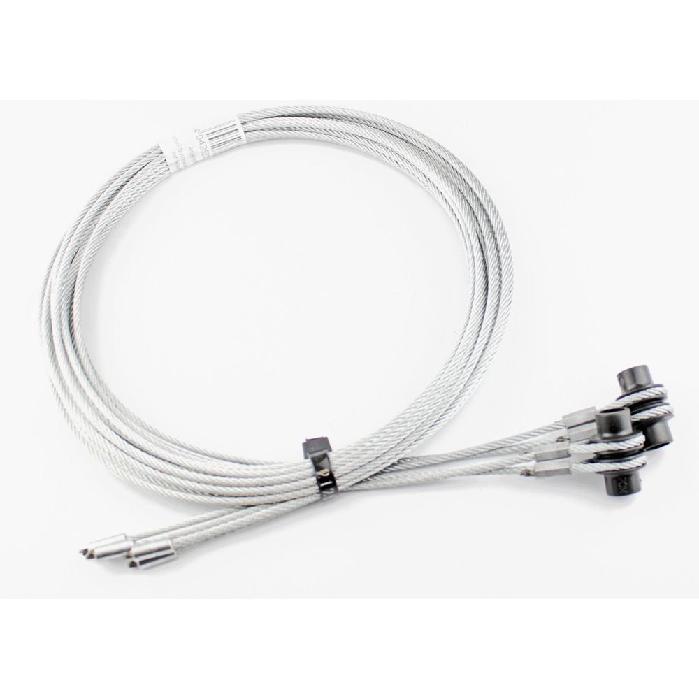 Hörmann Drahtseile Ø 3mm Beschlag Z, 2570mm, bis Torhöhe 2080mm für Sektionaltor BILD 1