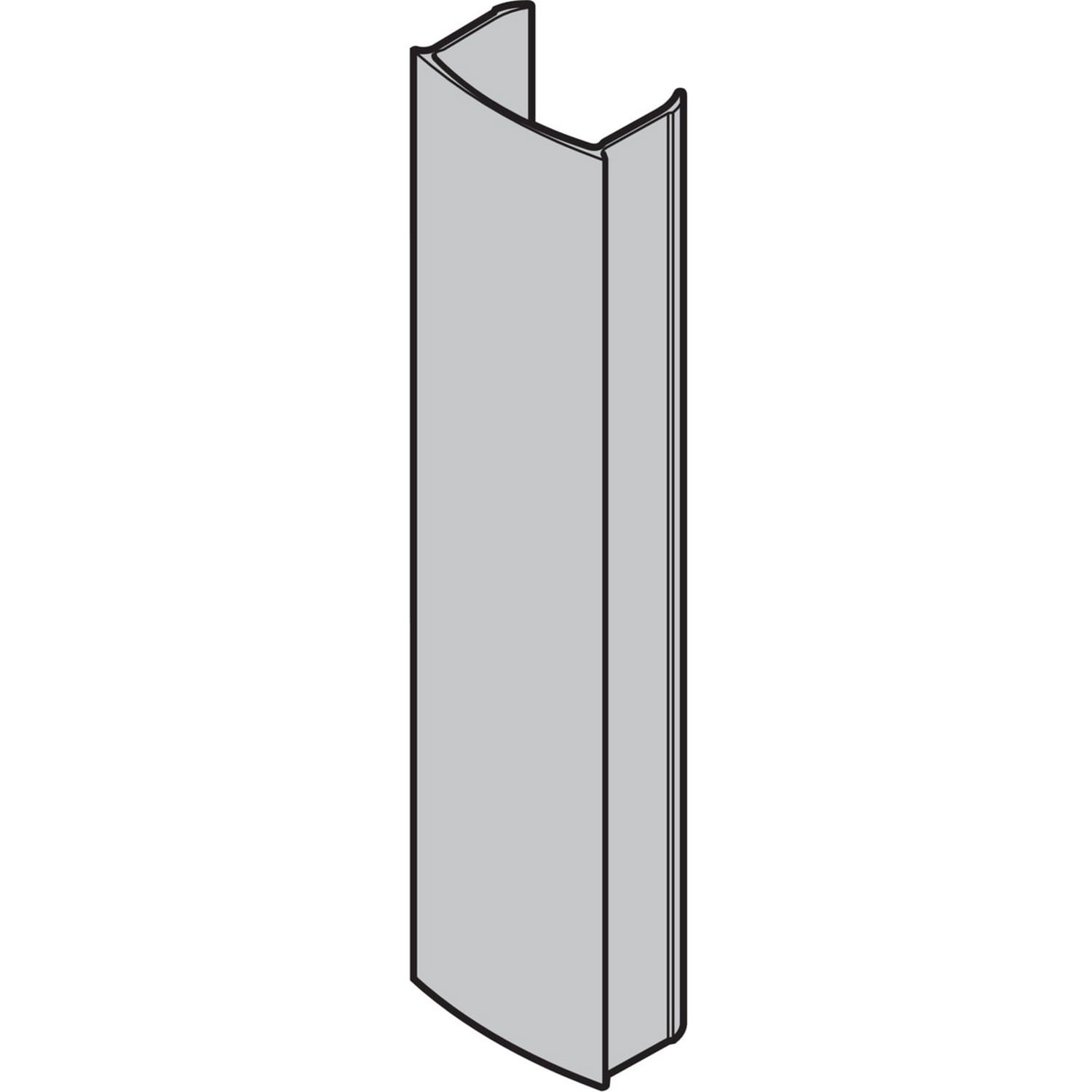Hörmann Alu-Blende für Lichtsäule SLS, 239mm lang für Antriebe & Steuerungen BILD 1