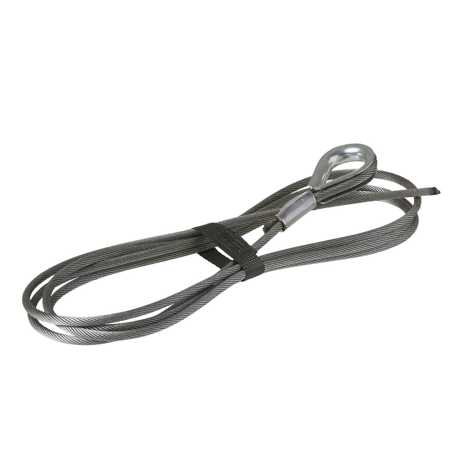 Hörmann Drahtseil Ø 4mm mit Kausche & Pressklemme für Industrie-Sektionaltor BILD 9