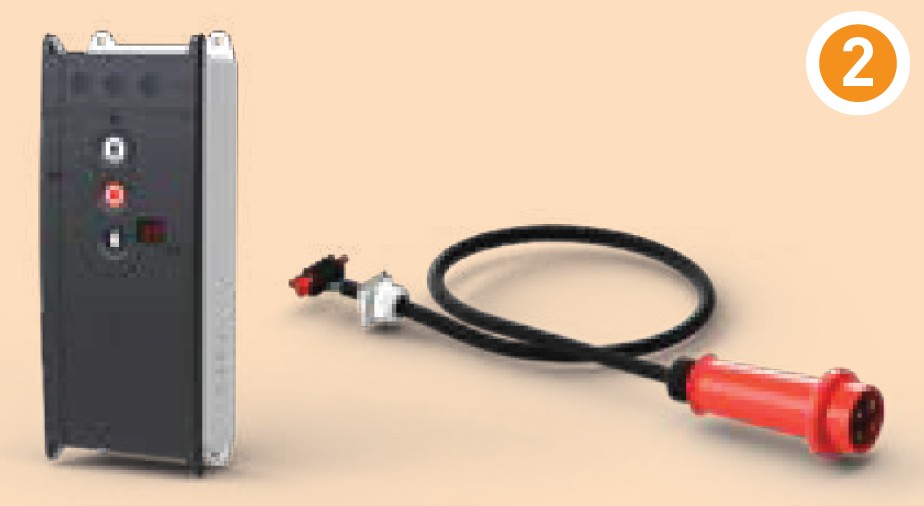 GfA TS 970 mit CEE 3N~400 V (5-polig) für Torsteuerung