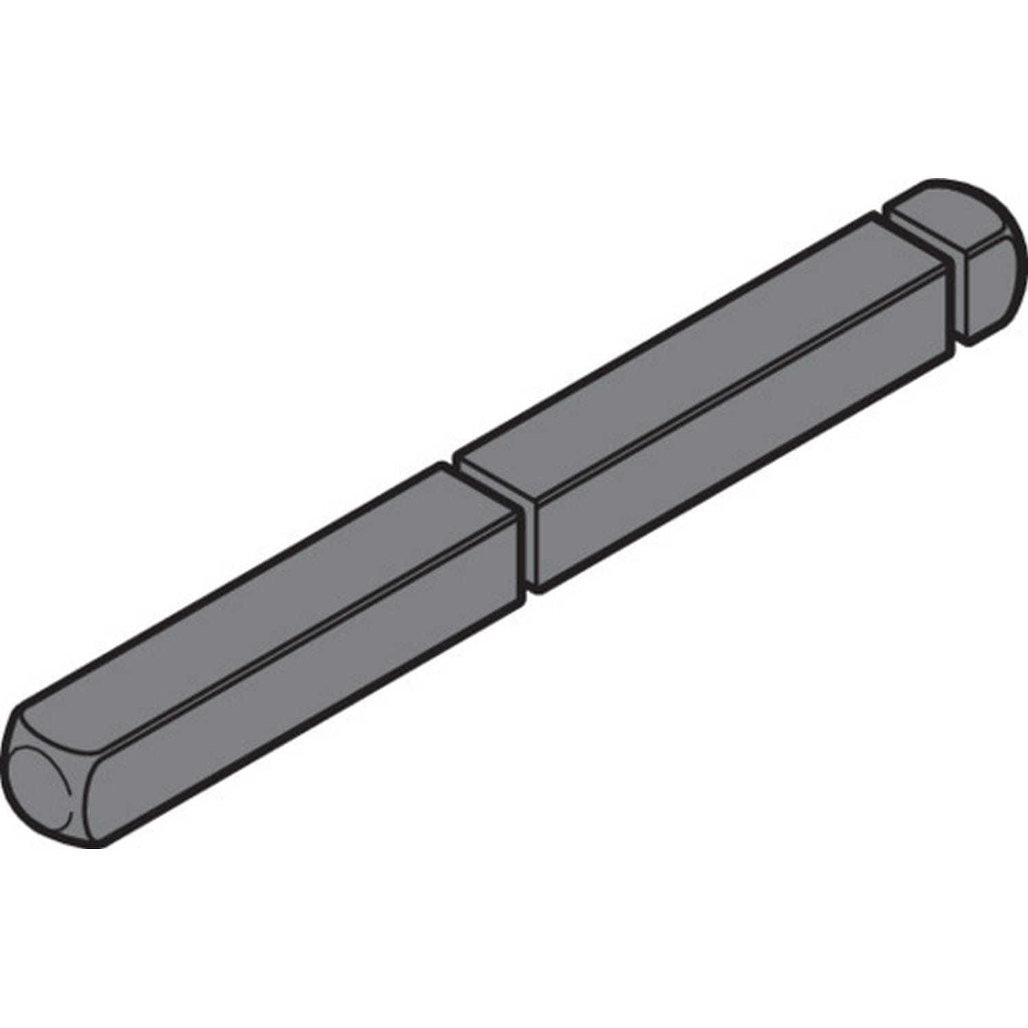 Hörmann Panikstift L = 45 - 70, Bautiefe 67 für Industrie-Sektionaltor BILD 9