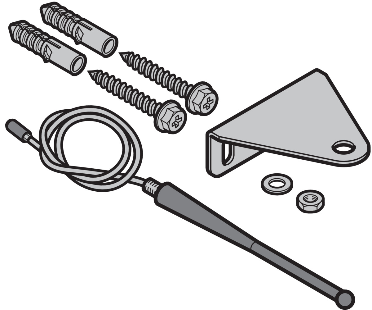 Hörmann Externe Antenne für HE3-MCX-868 & 868 BiSecur für Antriebe & Steuerungen BILD 9