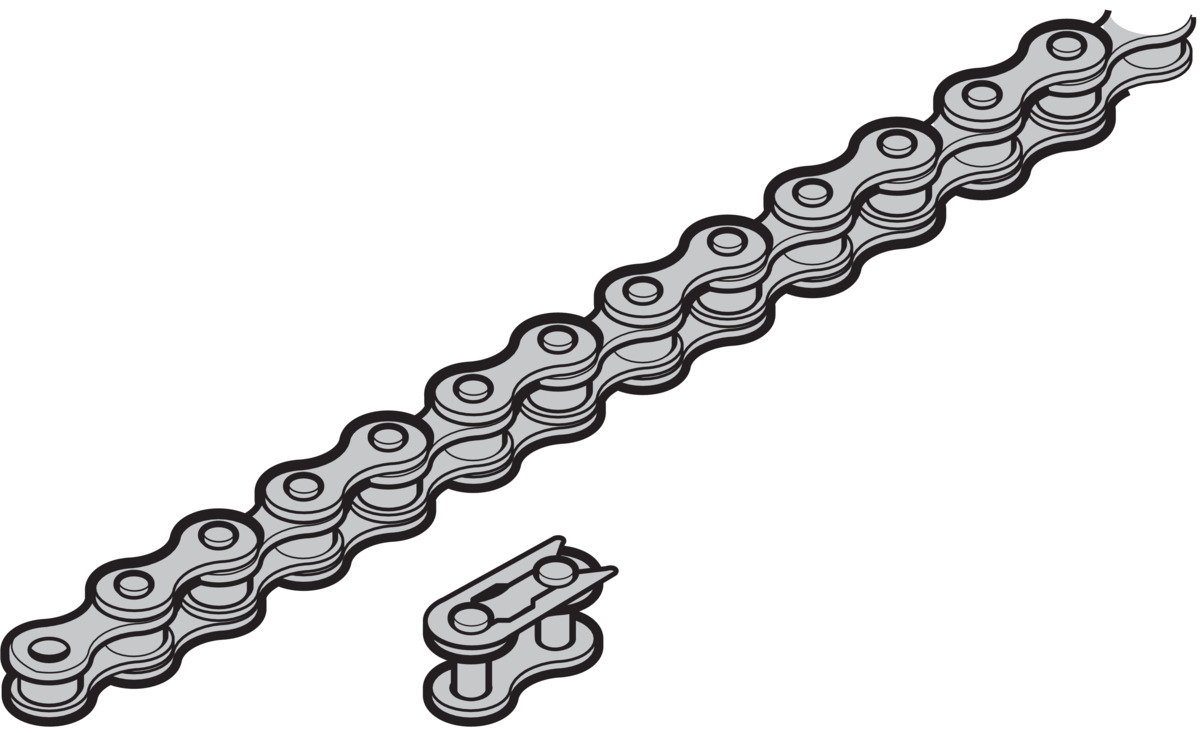 Hörmann Rollenkette mit Clip- schloss L = 1245mm für Industrie-Sektionaltor BILD 9