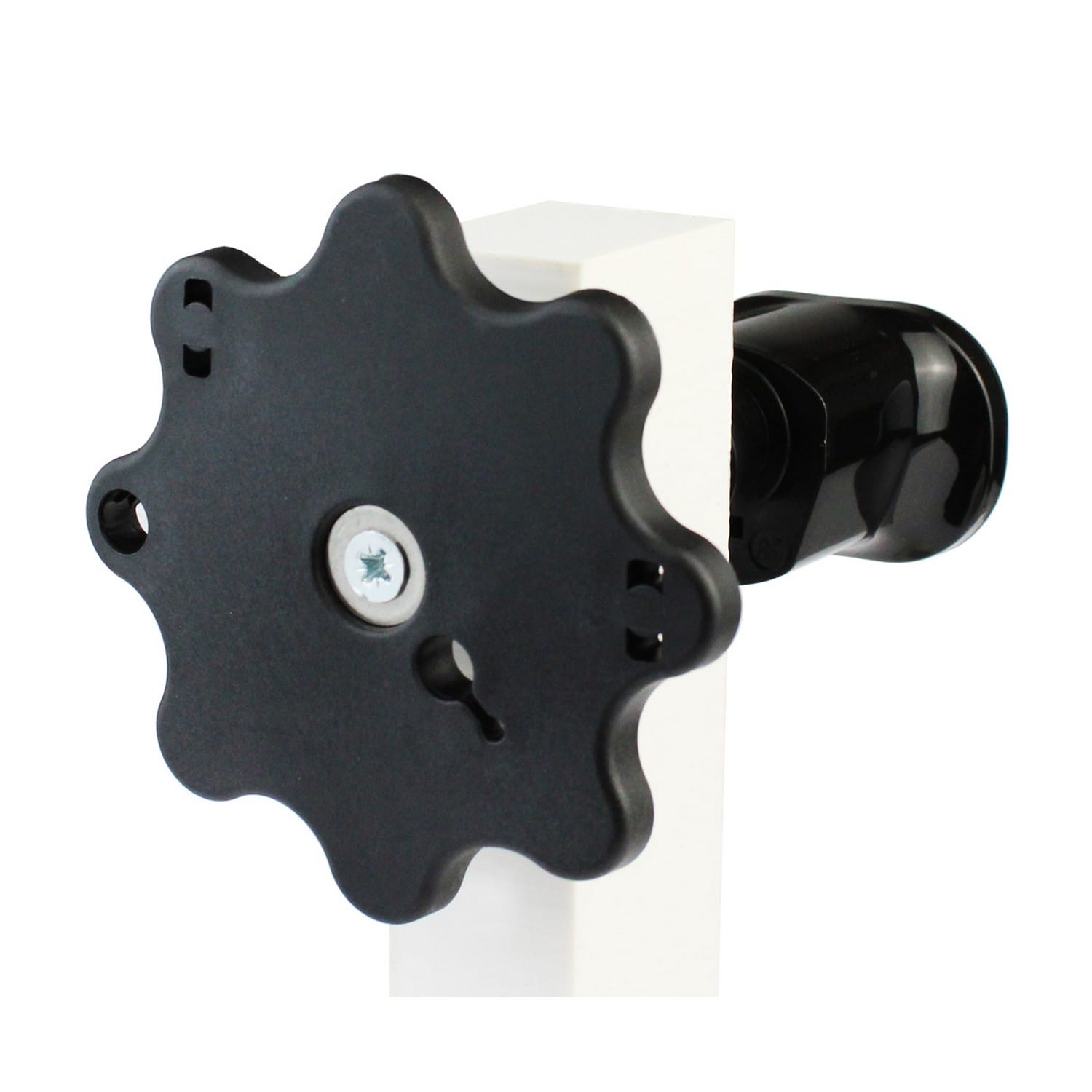 Hörmann Torgriffgarnitur EcoStar, Vierkant 9×9mm, schwarz für Schwingtore BILD 2