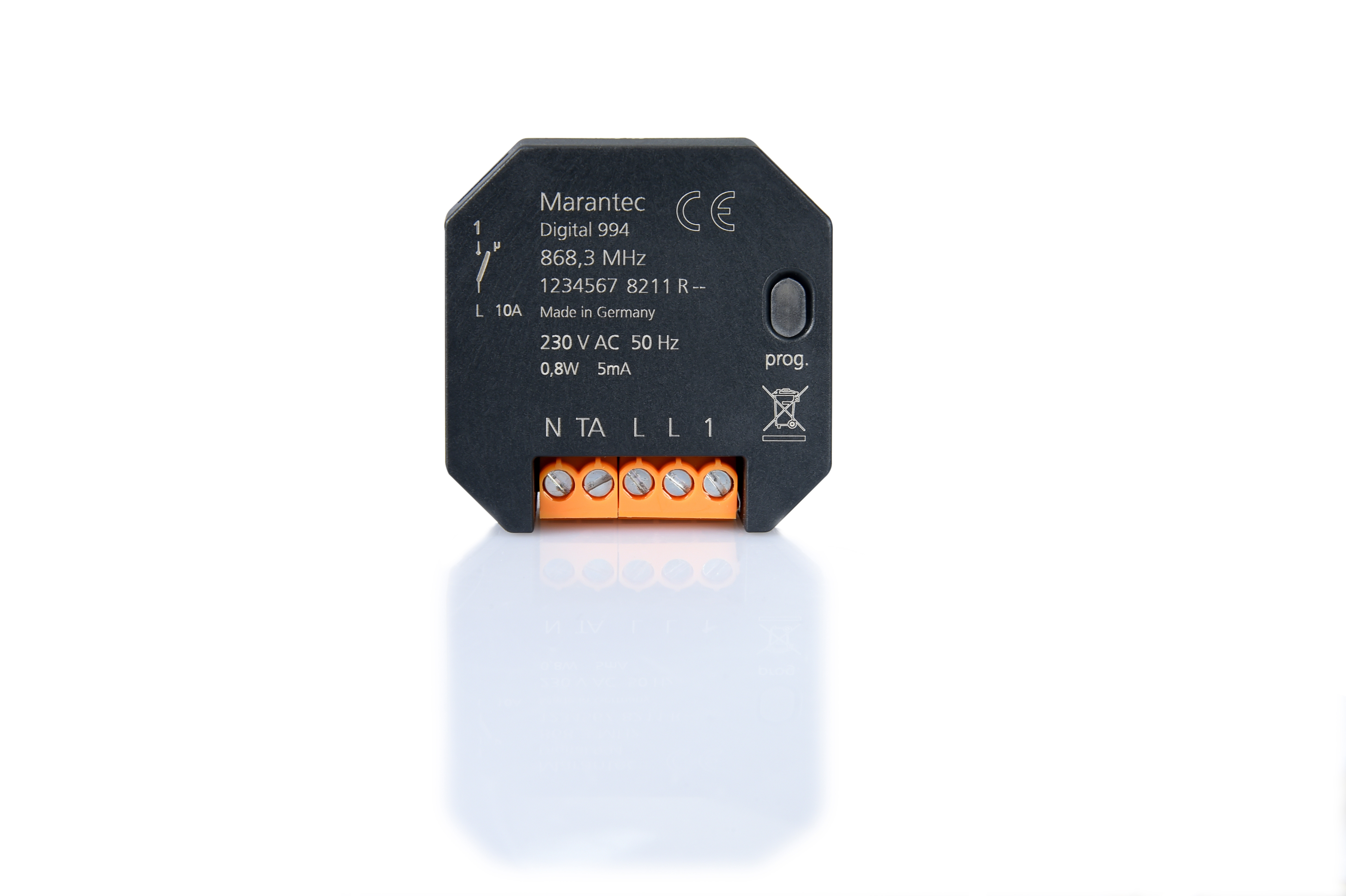 Marantec Unterputzempfänger Digital 994, 1-Kanal, Schwarz mit etwas orange BILD 2