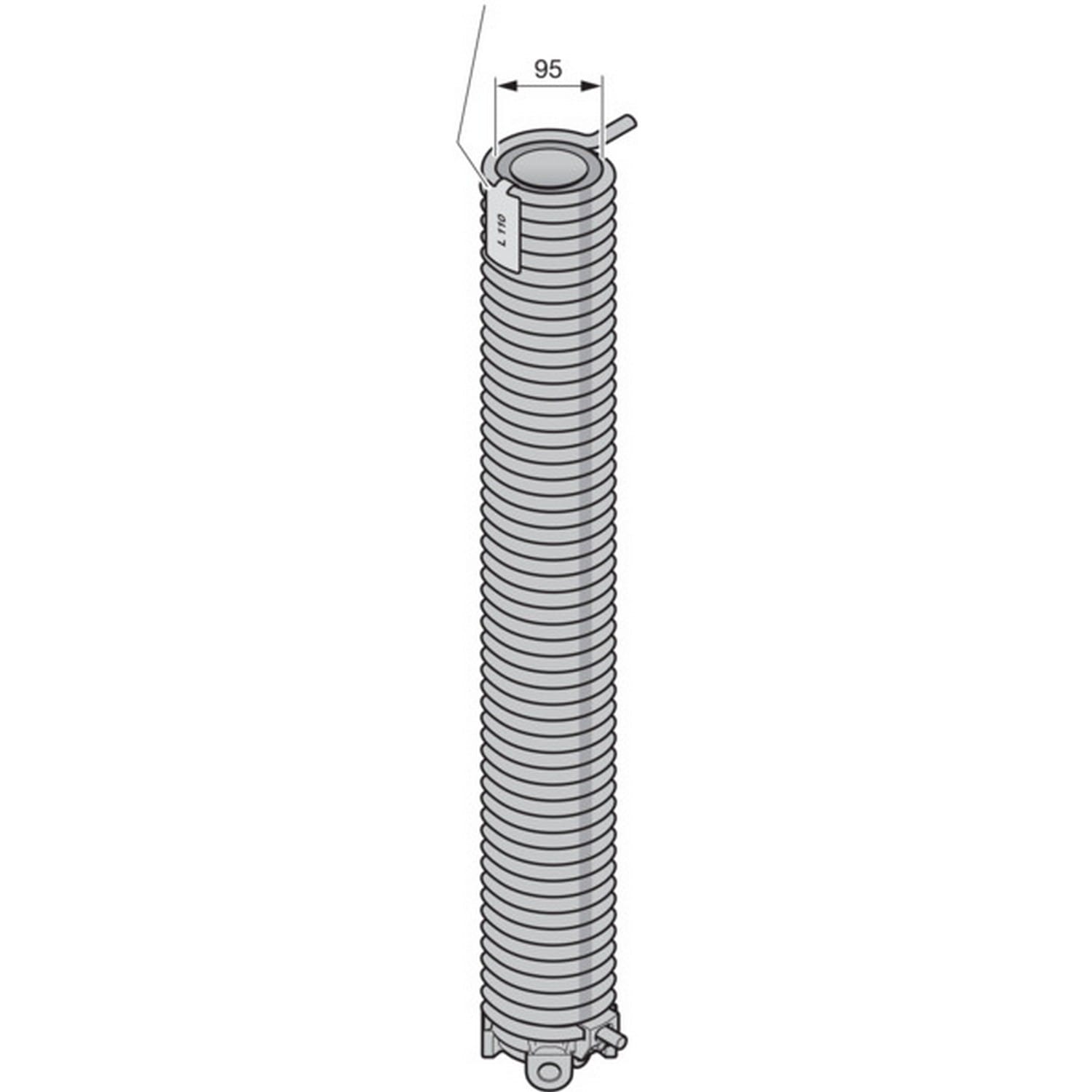 Hörmann Torsionsfedereinheit R128, innen Ø 95mm für Industrie-Sektionaltor BILD 9