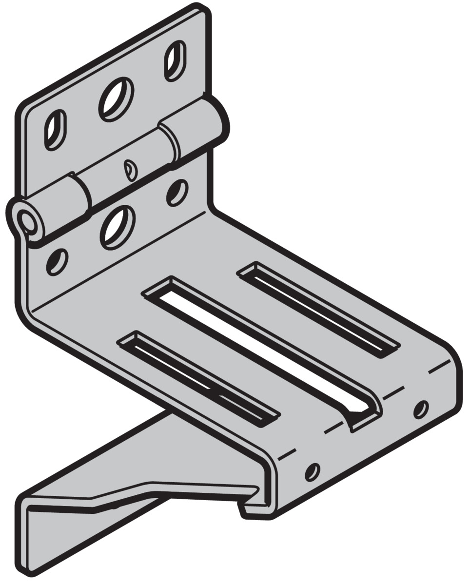 Hörmann Rollenbock Bautiefe 67 Schlupftürtor verzinkt für Industrie-Sektionaltor BILD 9