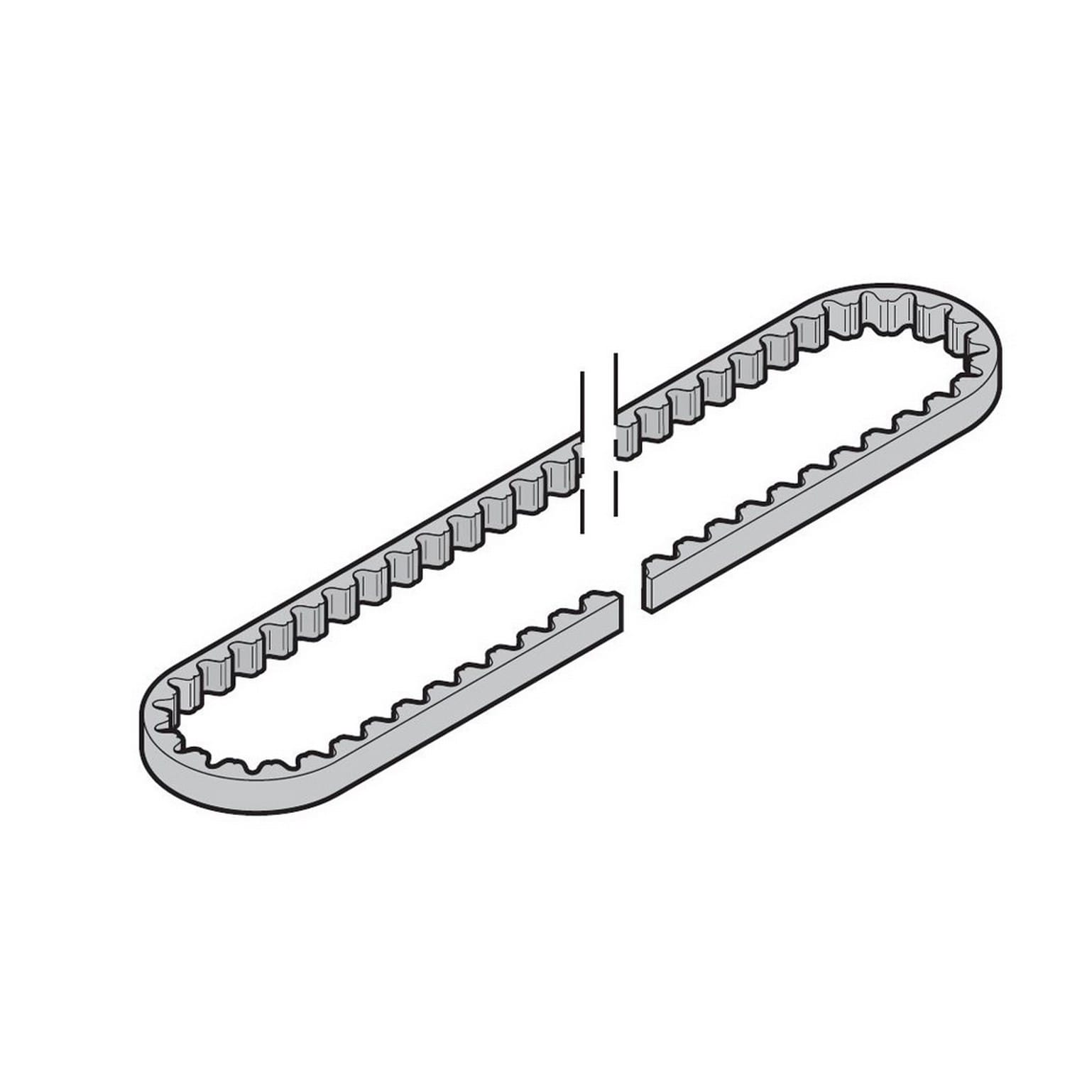 Hörmann Zahnriemen für Führungsschiene FS60/FS6, mittel für Garagentorantriebe BILD 9