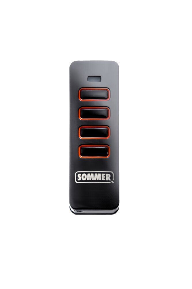 Sommer Handsender 4-Tasten Pearl Vibe schwarz/rot, 868,95MHz für Antriebe BILD 2