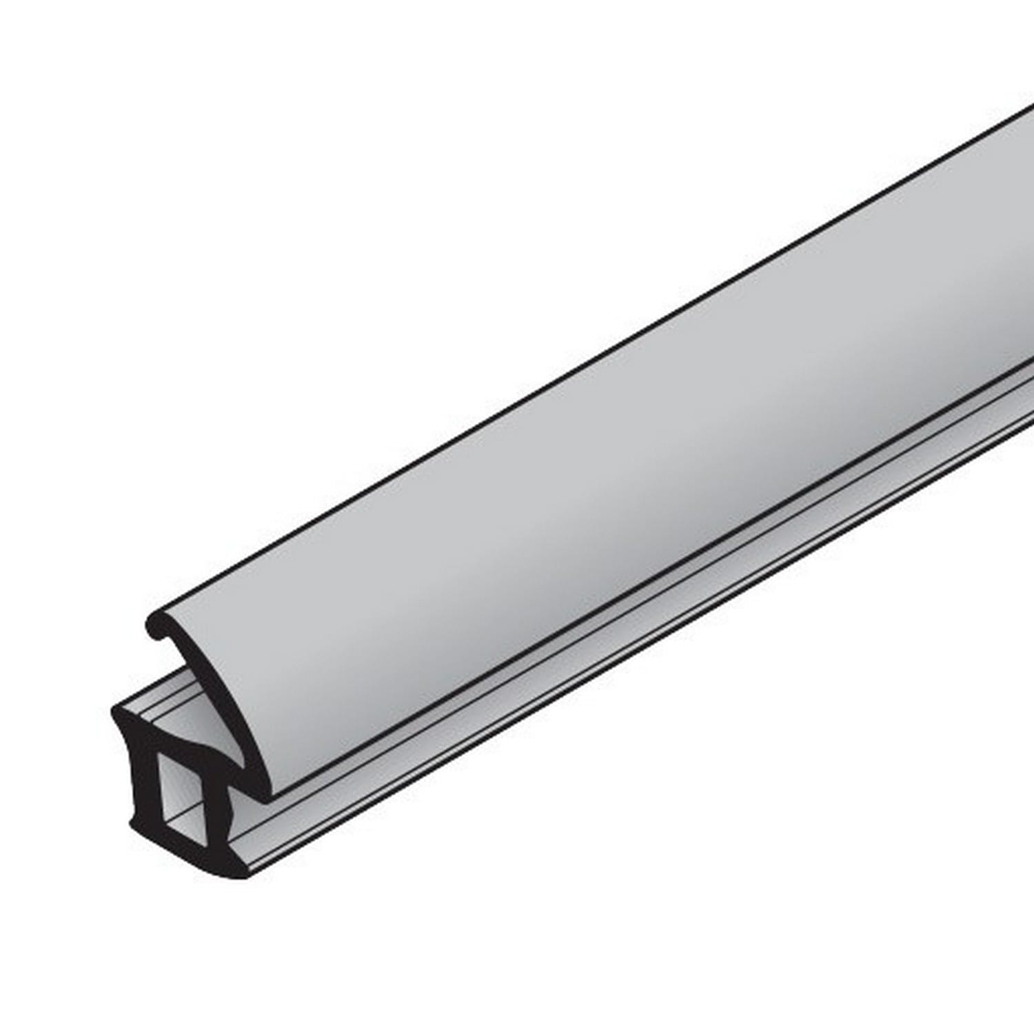 Hörmann T30 Zargendichtung P04 Länge: 7500mm, schwarz für Türen / 449854 Hörmann T30 Zargendichtung P04 Länge: 7500mm, schwarz für Türen / 449854 BILD 1