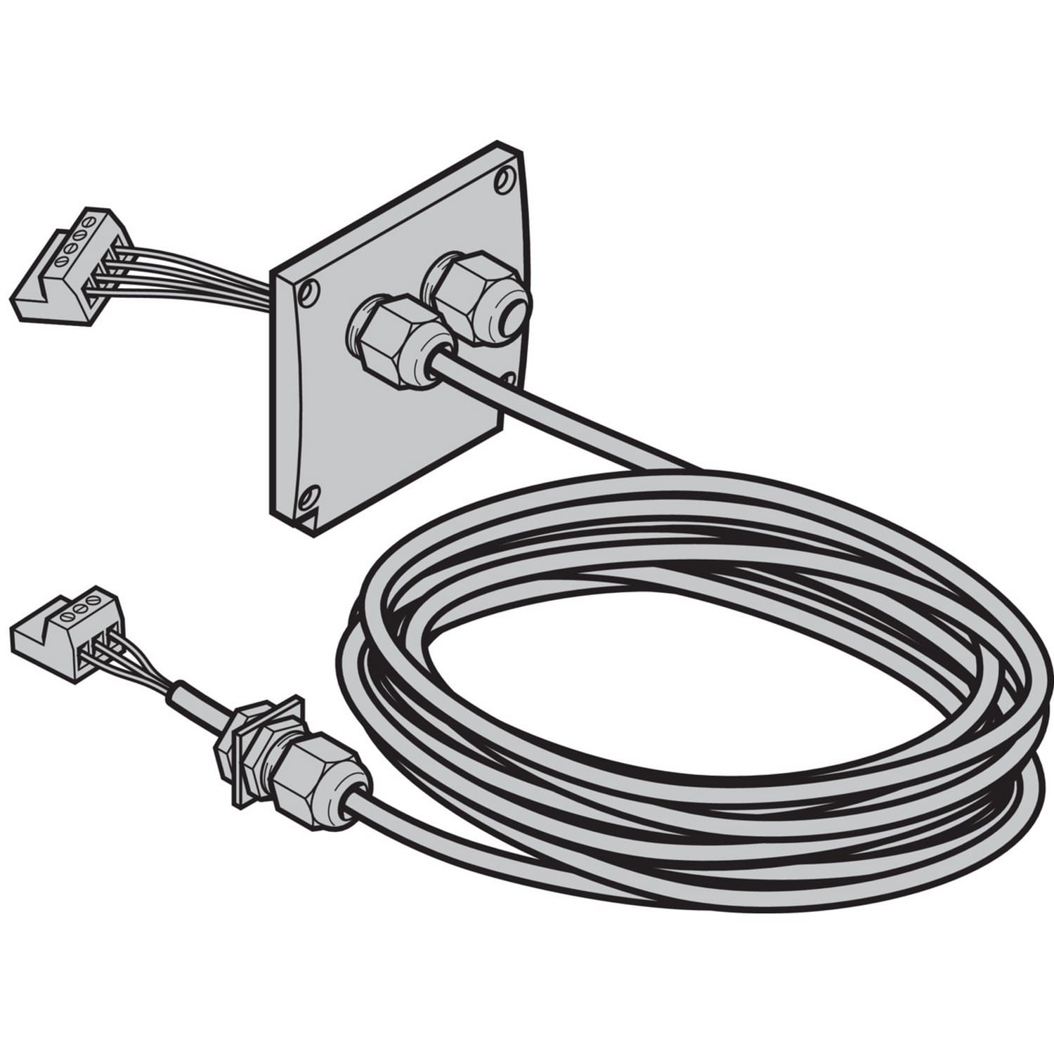 Hörmann Motoranschlussleitung 4 × 1,0mm², 8000mm für Industrieantriebe BILD 9