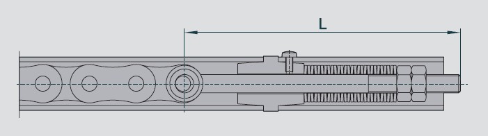GfA Tellergefedertes Endstück für Kette 16B-1 (1“x17,02)